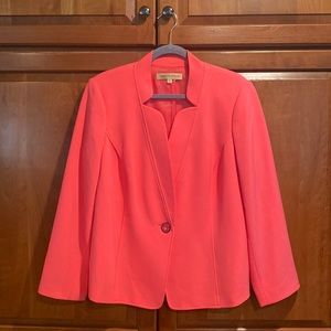 Coral blazer by Nipon Boutique. Excellent condition.